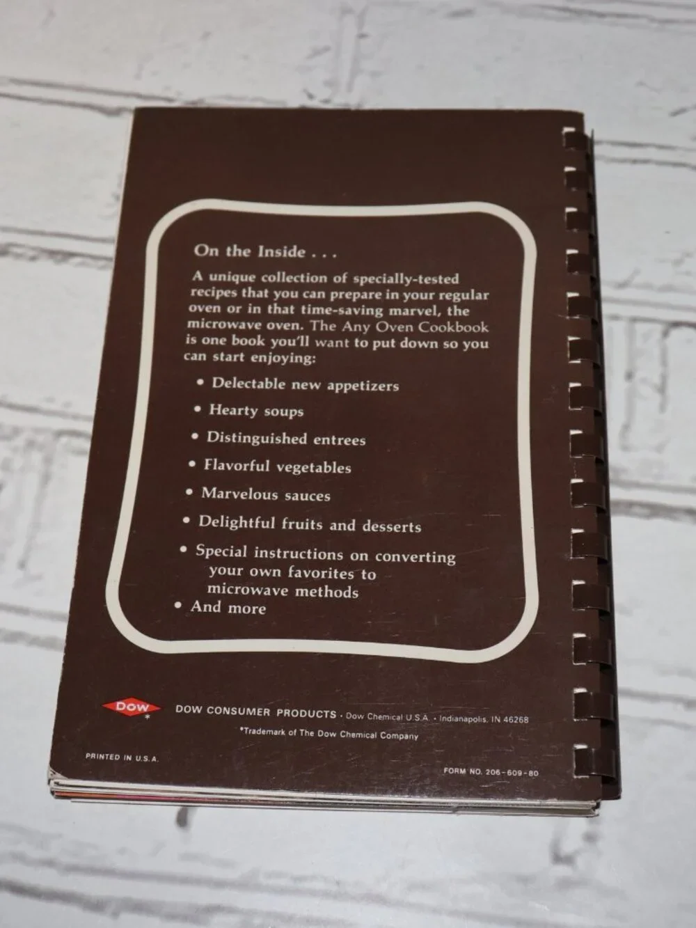 🍽️ The Any Oven Cookbook · Microwave & Conventional Recipes · Vintage Paperback